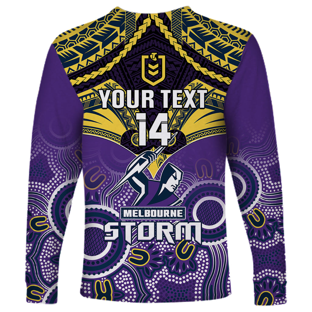 personalised-storm-rugby-long-sleeve-shirt-go-melbourne-aboriginal-mix-polynesian-pattern