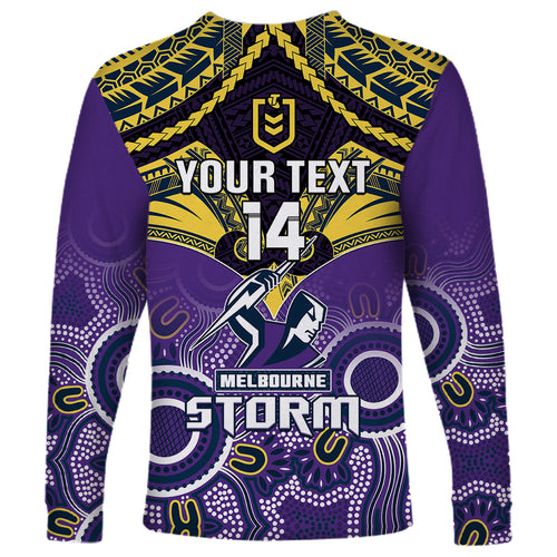 personalised-storm-rugby-long-sleeve-shirt-go-melbourne-aboriginal-mix-polynesian-pattern