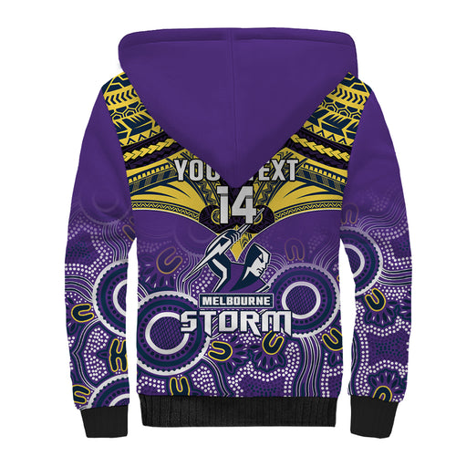 personalised-storm-rugby-sherpa-hoodie-go-melbourne-aboriginal-mix-polynesian-pattern