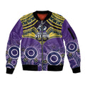 personalised-storm-rugby-sleeve-zip-bomber-jacket-go-melbourne-aboriginal-mix-polynesian-pattern