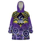 personalised-storm-rugby-wearable-blanket-hoodie-go-melbourne-aboriginal-mix-polynesian-pattern