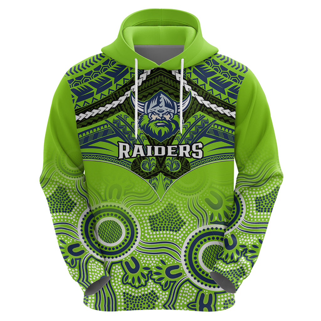 personalised-raiders-rugby-hoodie-canberra-1981-aboriginal-mix-polynesian-pattern