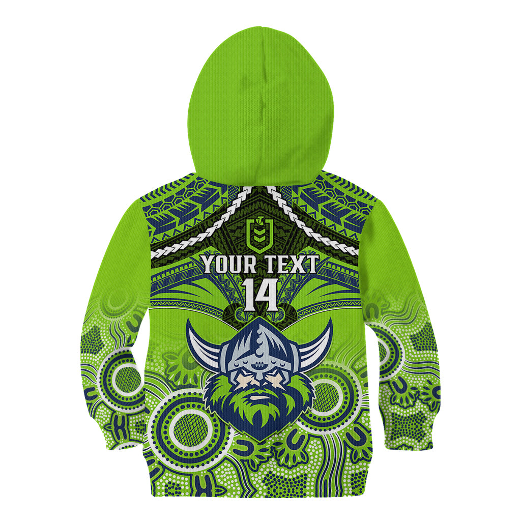 personalised-raiders-rugby-kid-hoodie-canberra-1981-aboriginal-mix-polynesian-pattern