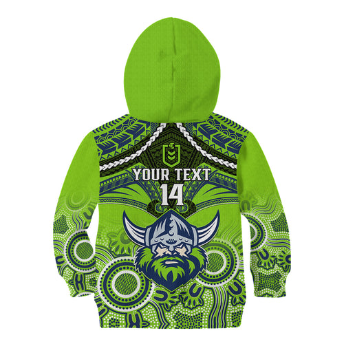 personalised-raiders-rugby-kid-hoodie-canberra-1981-aboriginal-mix-polynesian-pattern