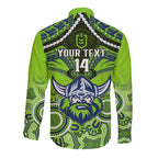 personalised-raiders-rugby-long-sleeve-button-shirt-canberra-1981-aboriginal-mix-polynesian-pattern