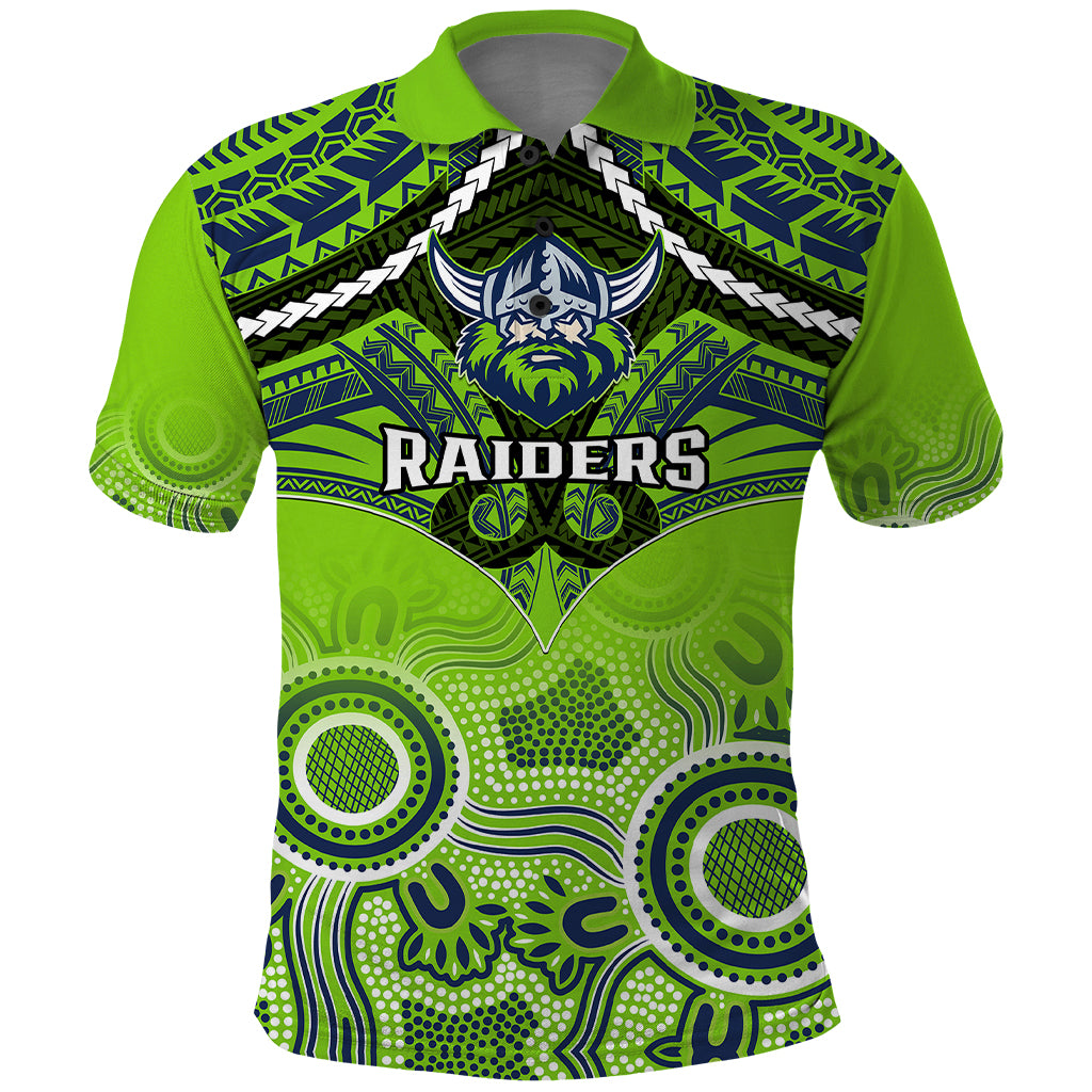 personalised-raiders-rugby-polo-shirt-canberra-1981-aboriginal-mix-polynesian-pattern