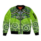 personalised-raiders-rugby-sleeve-zip-bomber-jacket-canberra-1981-aboriginal-mix-polynesian-pattern