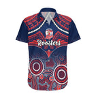 roosters-rugby-hawaiian-shirt-tricolours-1908-aboriginal-mix-polynesian-pattern