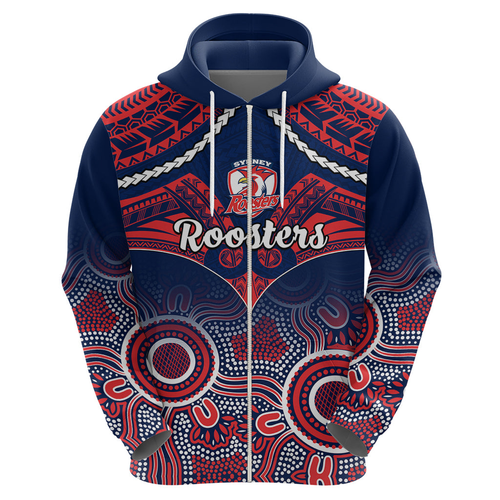 roosters-rugby-hoodie-tricolours-1908-aboriginal-mix-polynesian-pattern