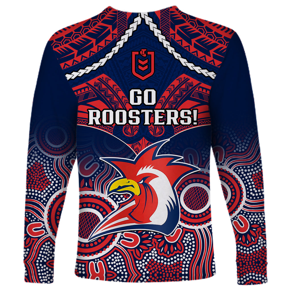 roosters-rugby-long-sleeve-shirt-tricolours-1908-aboriginal-mix-polynesian-pattern