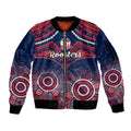 roosters-rugby-sleeve-zip-bomber-jacket-tricolours-1908-aboriginal-mix-polynesian-pattern