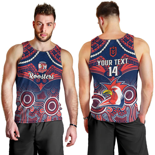 personalised-roosters-rugby-men-tank-top-tricolours-1908-aboriginal-mix-polynesian-pattern
