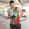 Custom Fiji And Wales Rugby Men Tank Top Fijian Tapa Welsh Mascots Dynamic Version