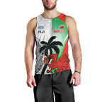 Custom Fiji And Wales Rugby Men Tank Top Fijian Tapa Welsh Mascots Dynamic Version