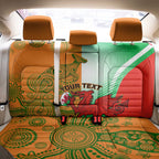 Custom Australia And Wales Rugby Back Car Seat Cover Wallabies Welsh Mascots Dynamic Version