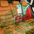 Custom Australia And Wales Rugby Back Car Seat Cover Wallabies Welsh Mascots Dynamic Version