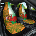 Custom Australia And Wales Rugby Car Seat Cover Wallabies Welsh Mascots Dynamic Version