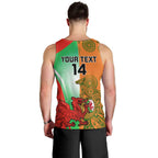 Custom Australia And Wales Rugby Men Tank Top Wallabies Welsh Mascots Dynamic Version