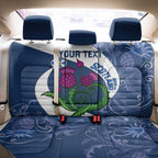 Custom Scotland Rugby Back Car Seat Cover 2024 Go Champions Scottish Thistles