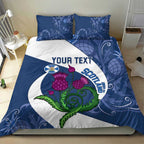 Custom Scotland Rugby Bedding Set 2024 Go Champions Scottish Thistles