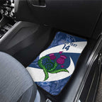 Custom Scotland Rugby Car Mats 2024 Go Champions Scottish Thistles