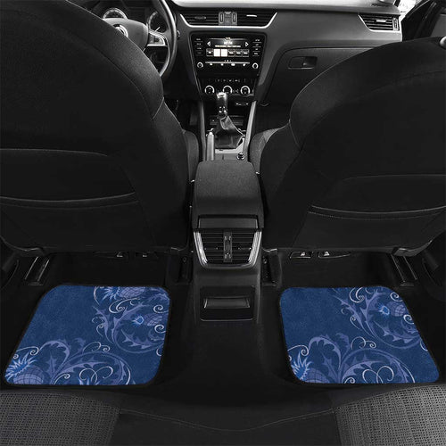 Custom Scotland Rugby Car Mats 2024 Go Champions Scottish Thistles