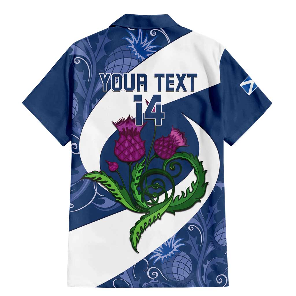 Custom Scotland Rugby Family Matching Mermaid Dress and Hawaiian Shirt 2024 Go Champions Scottish Thistles