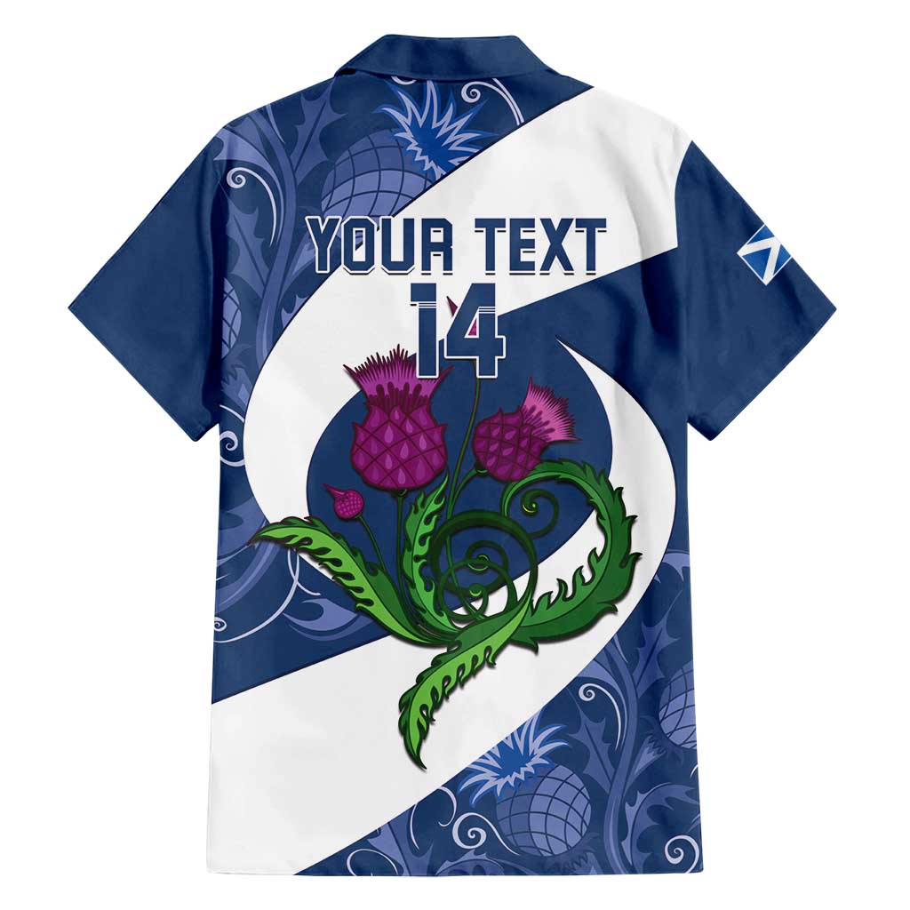 Custom Scotland Rugby Family Matching Tank Maxi Dress and Hawaiian Shirt 2024 Go Champions Scottish Thistles