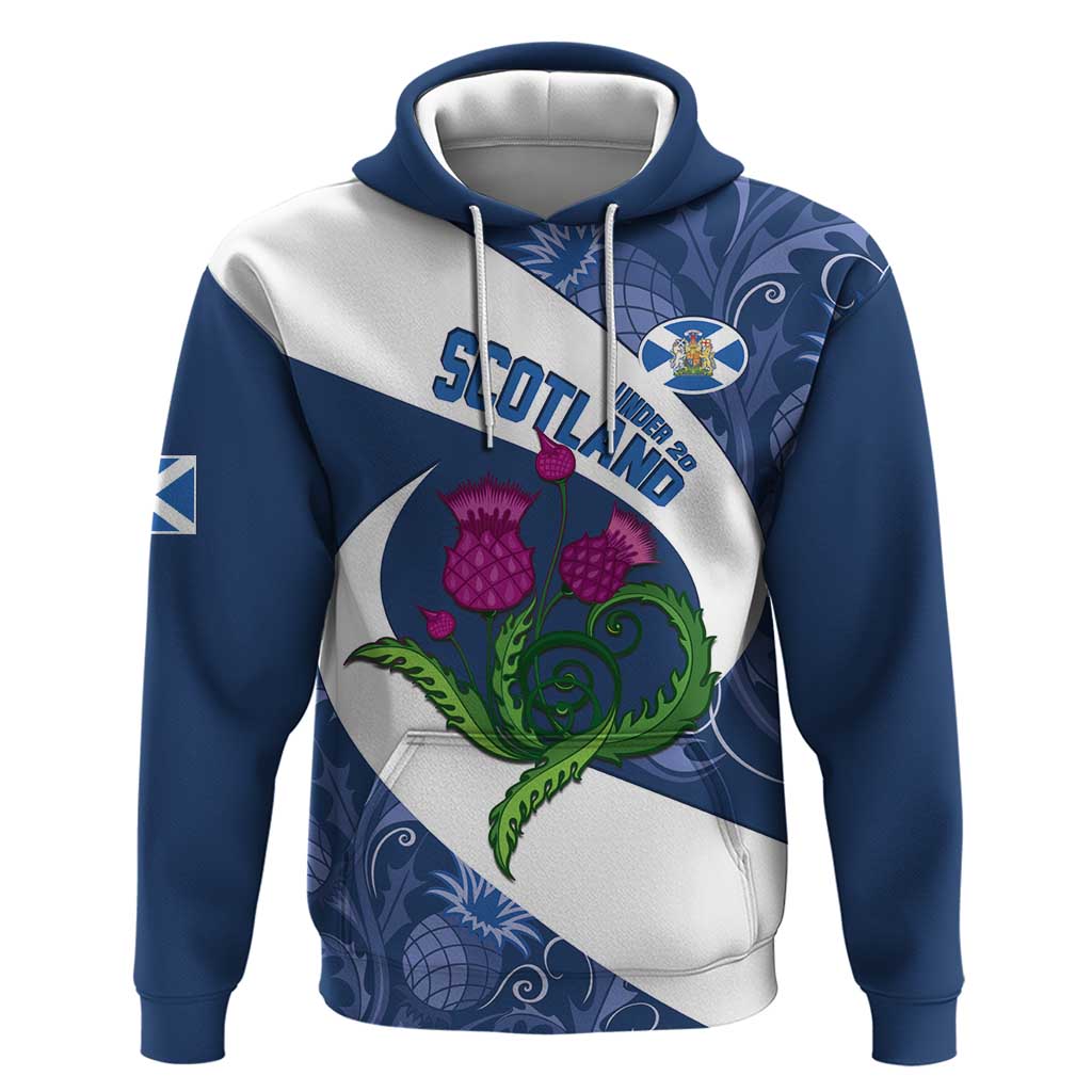 Custom Scotland Rugby Hoodie 2024 Go Champions Scottish Thistles