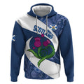 Custom Scotland Rugby Hoodie 2024 Go Champions Scottish Thistles