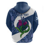 Custom Scotland Rugby Hoodie 2024 Go Champions Scottish Thistles