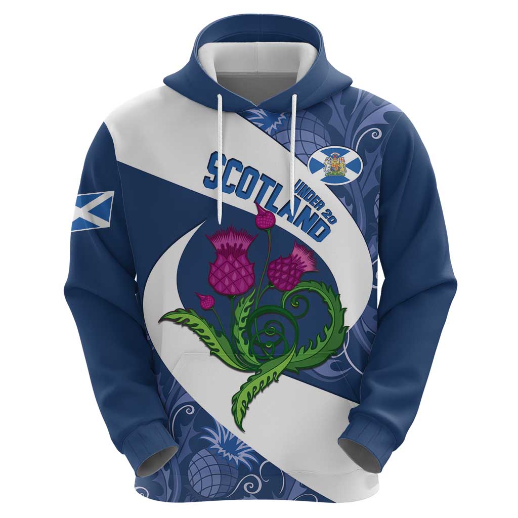 Custom Scotland Rugby Hoodie 2024 Go Champions Scottish Thistles