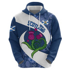 Custom Scotland Rugby Hoodie 2024 Go Champions Scottish Thistles