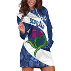 Custom Scotland Rugby Hoodie Dress 2024 Go Champions Scottish Thistles