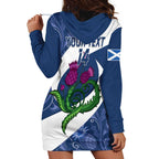 Custom Scotland Rugby Hoodie Dress 2024 Go Champions Scottish Thistles