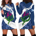 Custom Scotland Rugby Hoodie Dress 2024 Go Champions Scottish Thistles