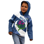 Custom Scotland Rugby Kid Hoodie 2024 Go Champions Scottish Thistles