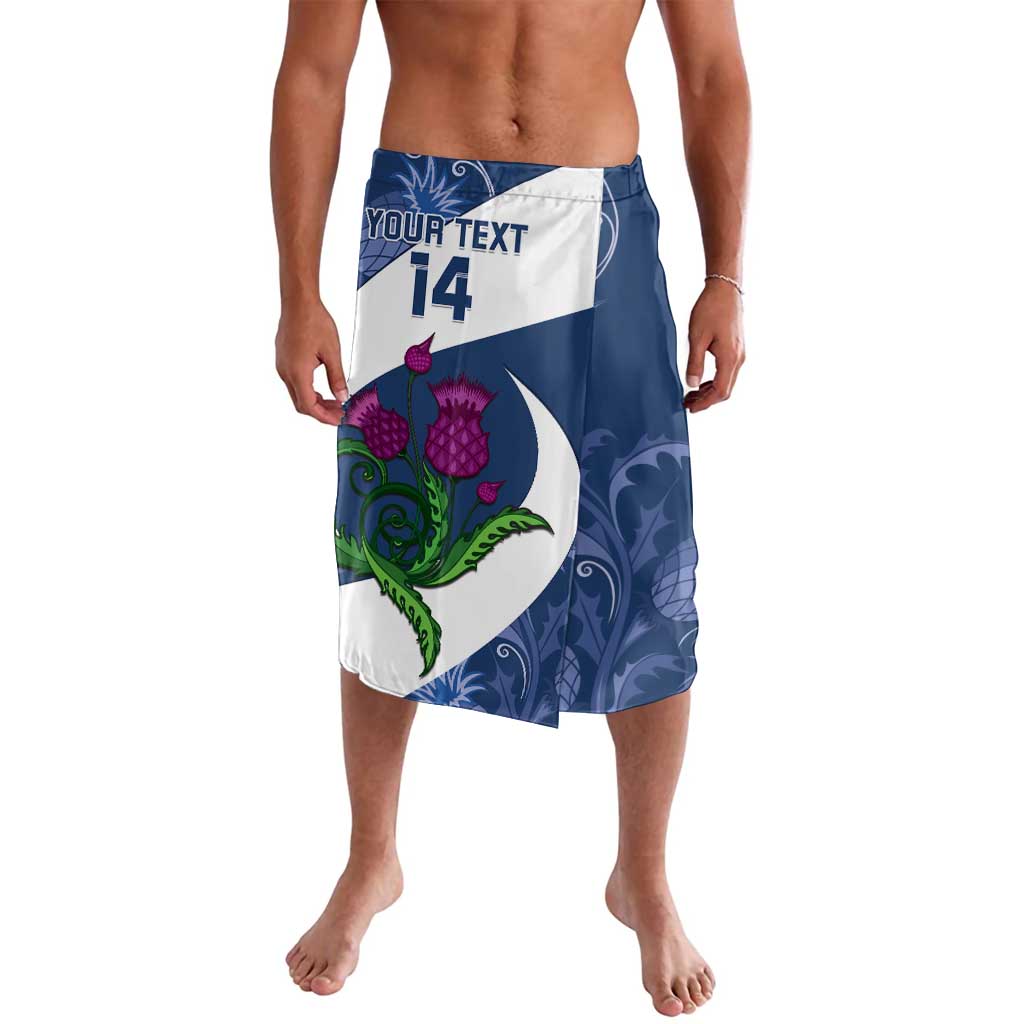 Custom Scotland Rugby Lavalava 2024 Go Champions Scottish Thistles