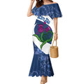 Custom Scotland Rugby Mermaid Dress 2024 Go Champions Scottish Thistles