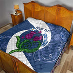 Custom Scotland Rugby Quilt 2024 Go Champions Scottish Thistles