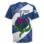 Custom Scotland Rugby Rugby Jersey 2024 Go Champions Scottish Thistles