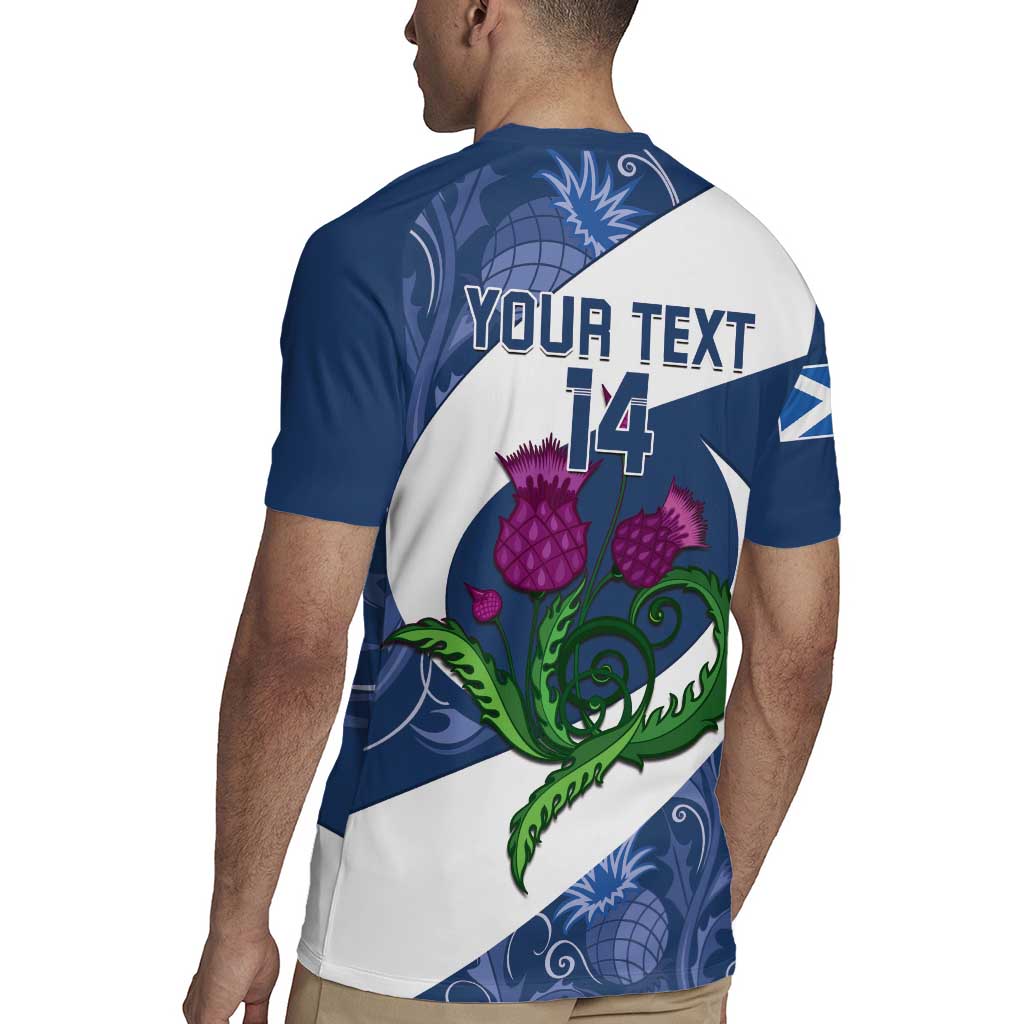Custom Scotland Rugby Rugby Jersey 2024 Go Champions Scottish Thistles