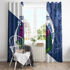 Custom Scotland Rugby Window Curtain 2024 Go Champions Scottish Thistles