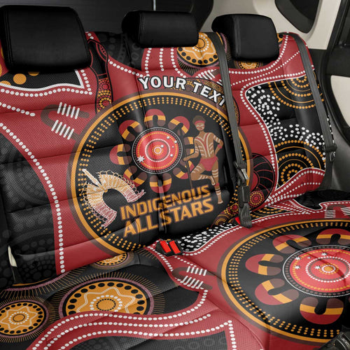 Custom Australia Indigenous Rugby Back Car Seat Cover 2024 Aboriginal All Stars