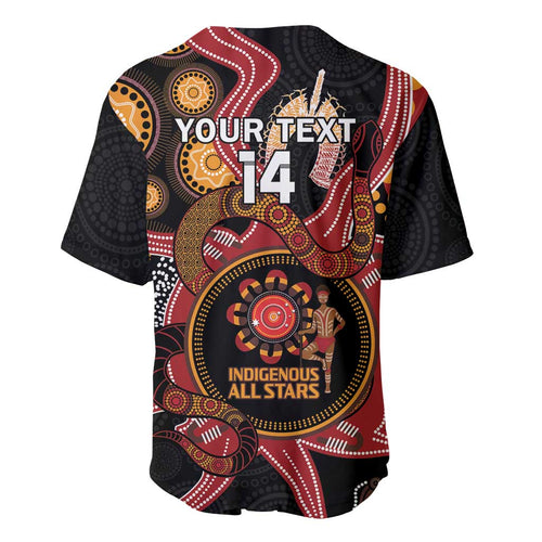 Custom Australia Indigenous Rugby Baseball Jersey 2024 Aboriginal All Stars