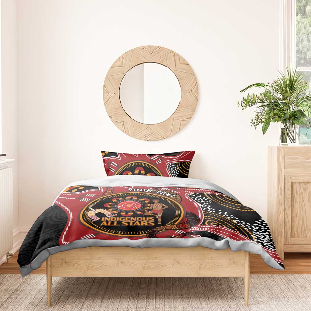 Custom Australia Indigenous Rugby Bedding Set 2024 Aboriginal All Stars