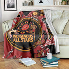 Custom Australia Indigenous Rugby Blanket 2024 Aboriginal All Stars