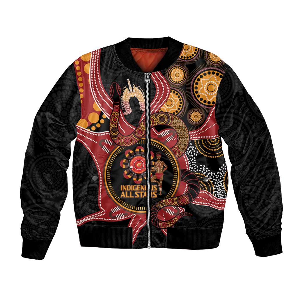 Custom Australia Indigenous Rugby Bomber Jacket 2024 Aboriginal All Stars