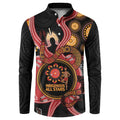 Custom Australia Indigenous Rugby Button Sweatshirt 2024 Aboriginal All Stars