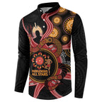 Custom Australia Indigenous Rugby Button Sweatshirt 2024 Aboriginal All Stars